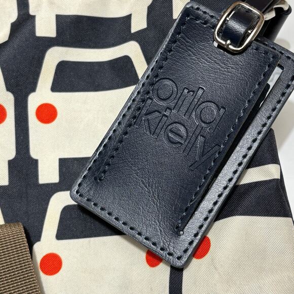 Orla Kiely Target Overnight Weekender Travel Car Print Large Tote Duffle Bag - Picture 7 of 9